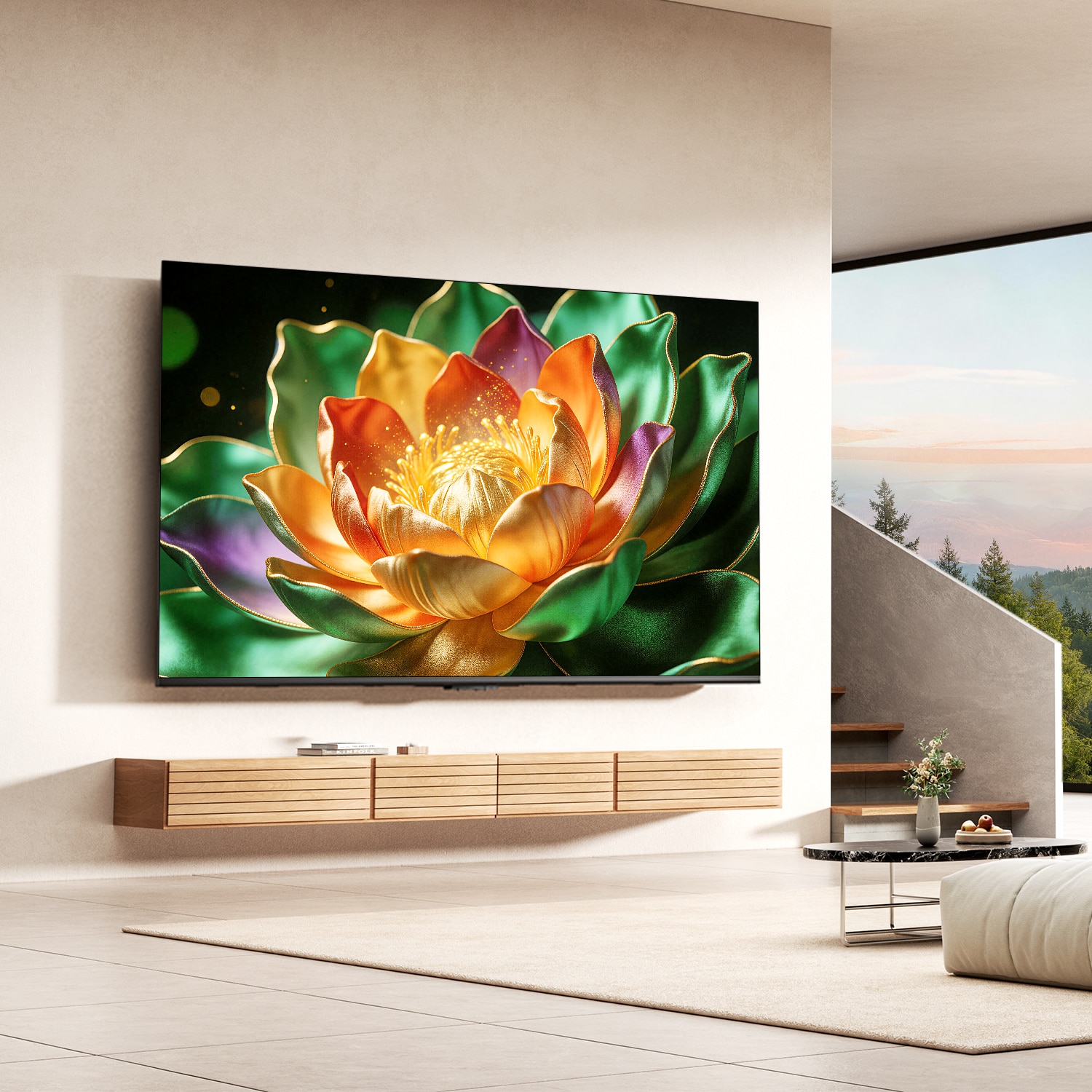 Televizor METZ QLED 55MQH7500Z, 139 cm, Smart Google TV, 4K Ultra HD, Clasa E (Model 2026)