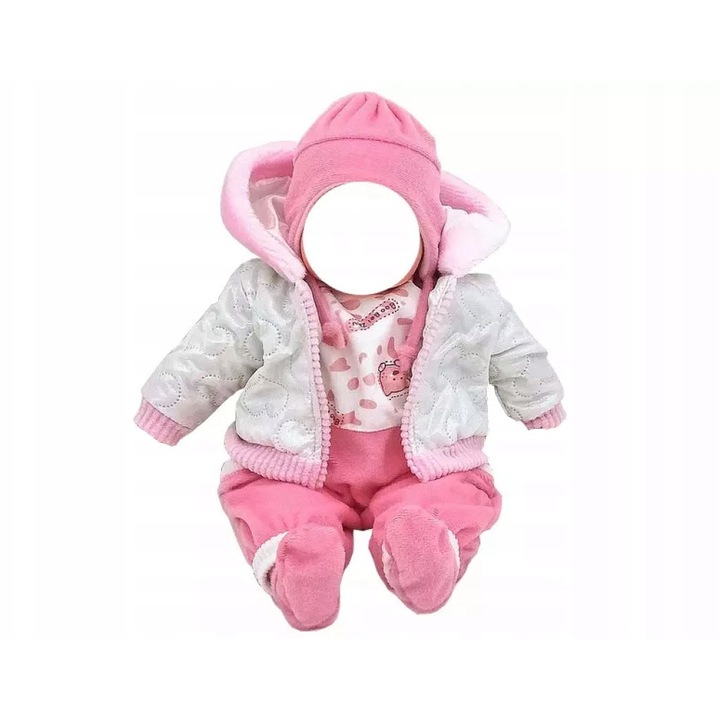 Set Haine Papusa Bebelus Adar 45cm - Accesorii Complete
