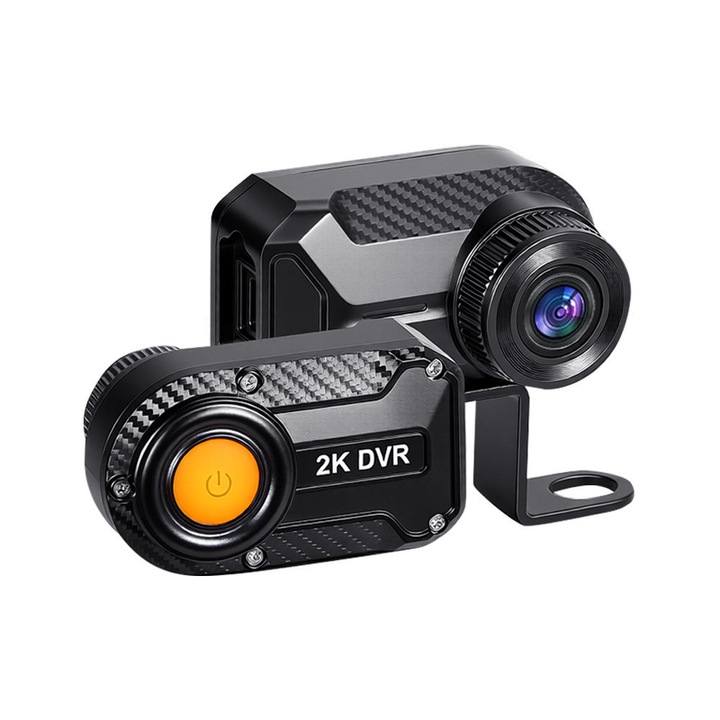 Camera de actiune Beeherb® 5K/60FPS/24MP - Ecran tactil, Senzor Sony, Unghi 170° ultra-larg, Anti-vibratii, Autonomie baterie 28h, Telecomanda wireless WIFI/2.4G, Rezistenta la apa, Schi, ciclism, scufundari, Gri