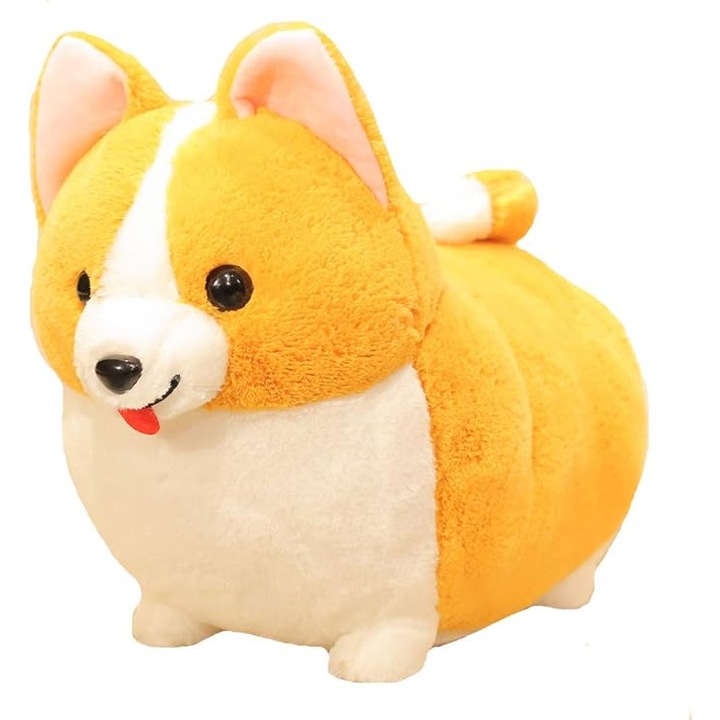 Desene animate Corgi caine moale de plus arunca perna perna animala de plus jucarie
