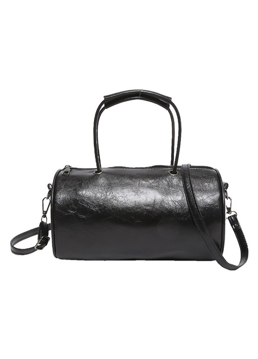 Divatos retro texturált kézitáska, sokoldalú design, puha bőr válltáska, messenger típusú táska