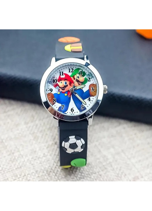 Super Mario rajzfilmfigurás karórák gyerekeknek, ajándékok fiúknak és lányoknak