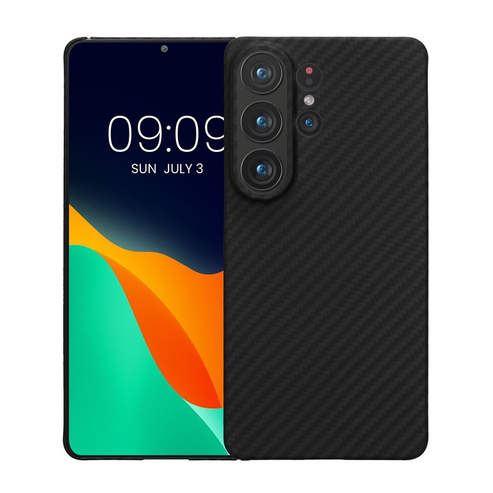 Husa Kalibri pentru Samsung Galaxy S26 Ultra, protectie la socuri, aramida, negru