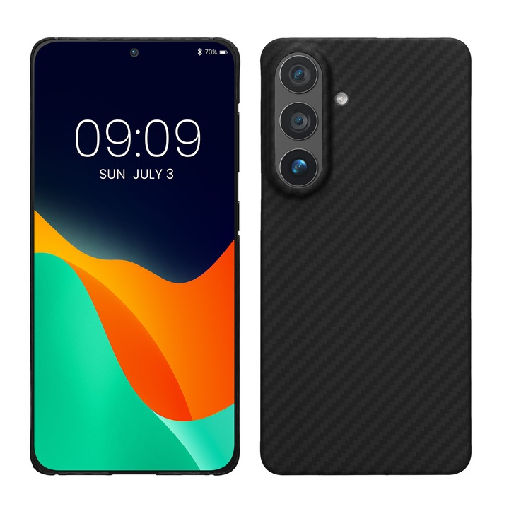Husa Kalibri pentru Samsung Galaxy S26 Plus, protectie la socuri, aramida, negru