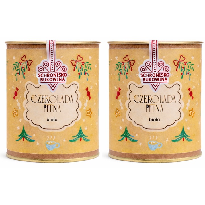 Ciocolata alba de baut, Schronisko Bukowina, set 2 bucati, 2 x 200 g