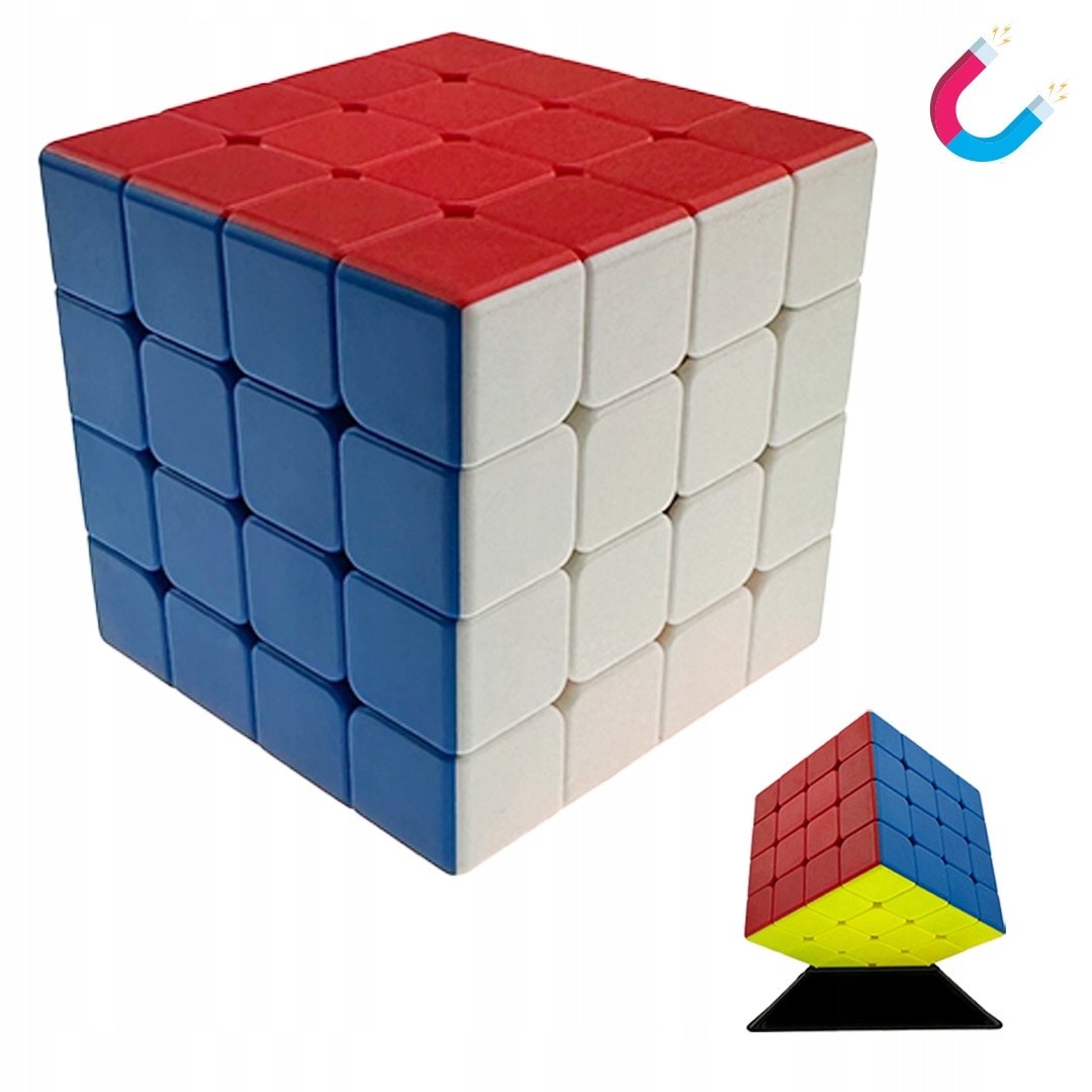 マウイ 4枚 Cub Rubik Magnetic MoYu 4x4x4 - Profesional, Ajustabil, Cadou
