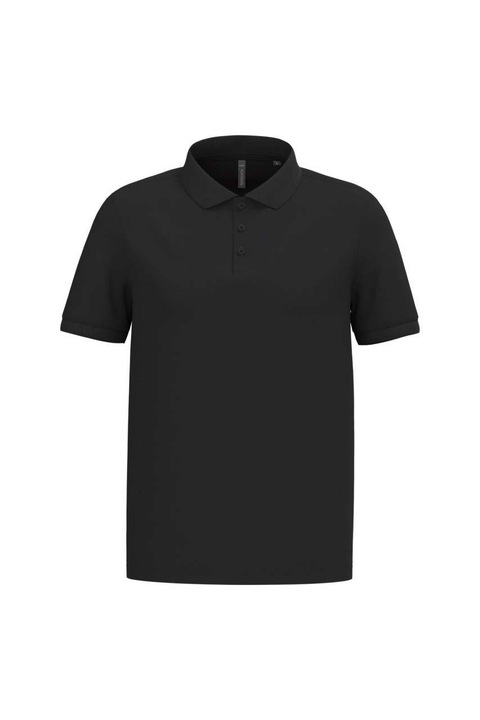 Kariban KA254 férfi galléros póló, rövid ujjú, fekete színű, 2XL méret