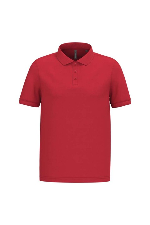 Férfi Kariban KA254 galléros póló, rövid ujjú, piros színű, 3XL méret