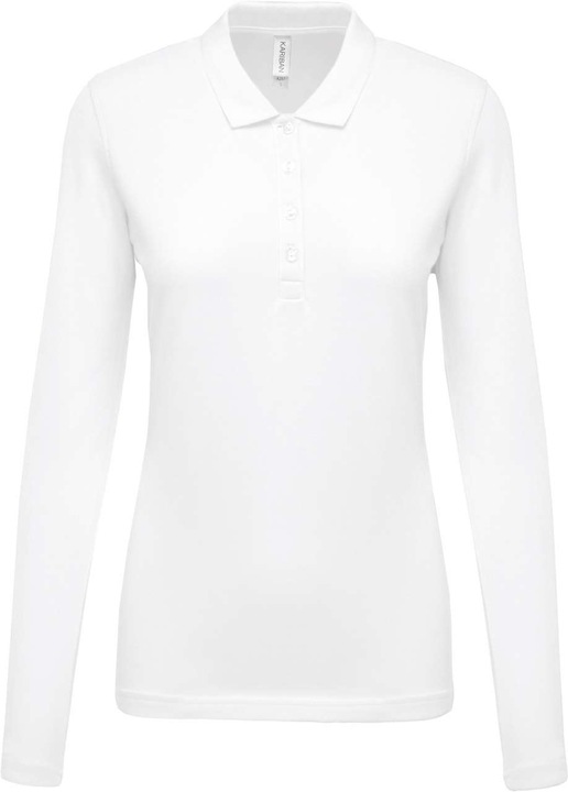 Kariban KA257 férfi galléros póló, Fehér