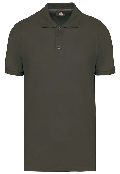 Férfi galléros póló Designed To Work WK274, Khaki