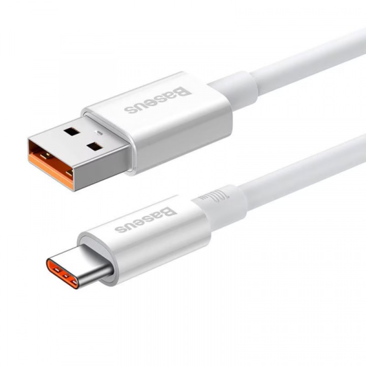 Baseus Superior Series USB-A - USB-C adat- és töltőkábel, 100W, 1m, fehér P10320102214-01