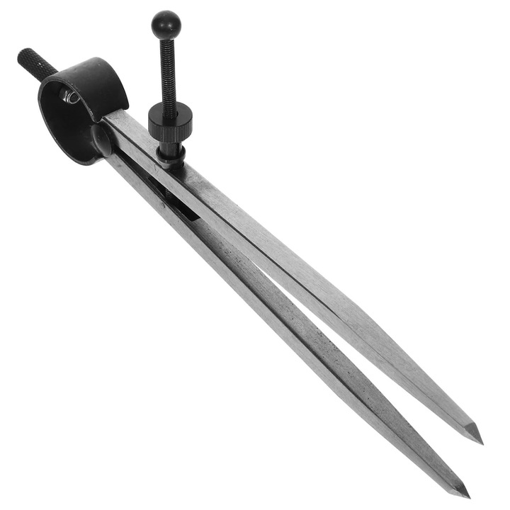 Compas metalic multifunctional 150mm, negru