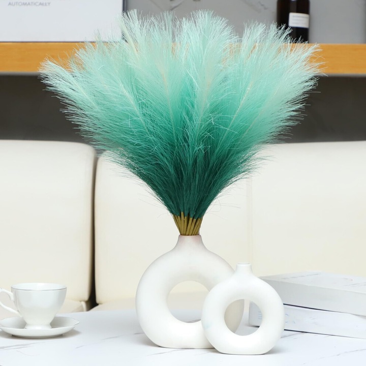 10 db műnövény készlet Pampas Cyan 55x3x3cm