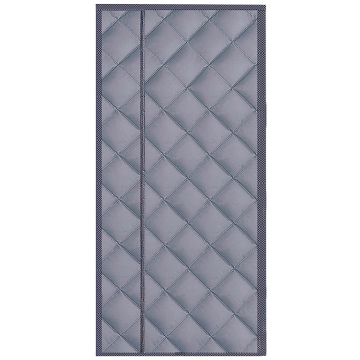 Téli hőszigetelő függönyök, 2 darabos szett, szigetelő, sötétítő, szürke, 52x84 inch
