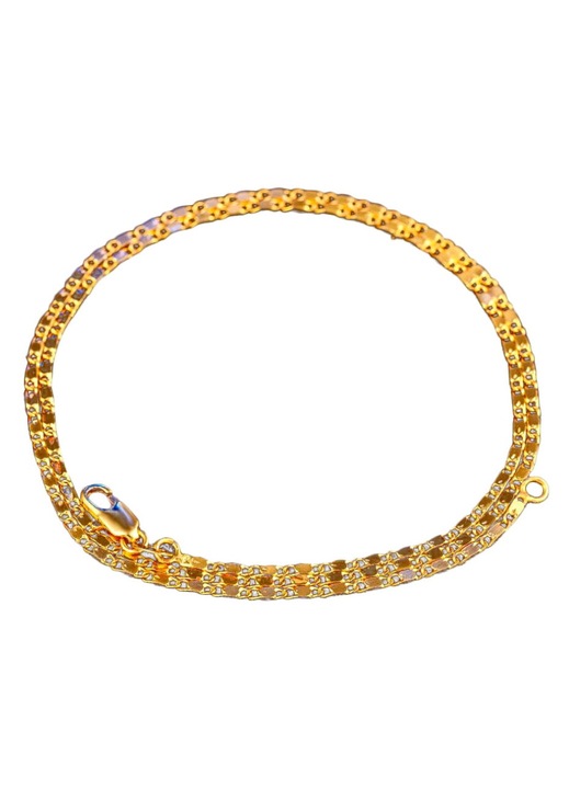 Lantisor plat aurit 30 inch 2mm unisex
