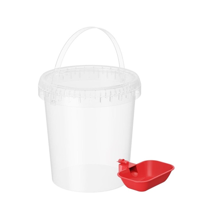 Dispenser automat apa pentru animale 8L sau 10L cu maner transparent