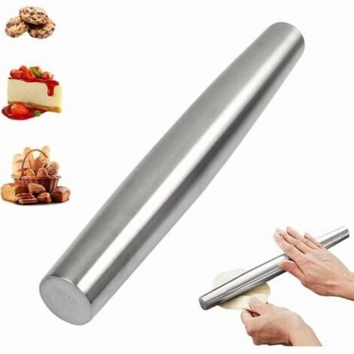 Rozsdamentes acél sodrófa 33cm tapadásmentes