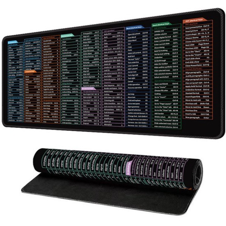 Egérpad gaming XXL 900x400 mm vízálló csúszásgátló