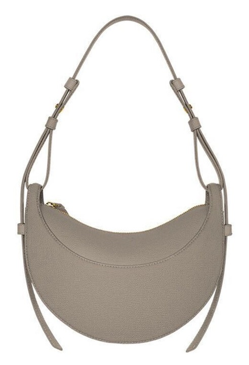 Női crossbody táska, PU bőr, nagy kapacitású, szürke, kicsi
