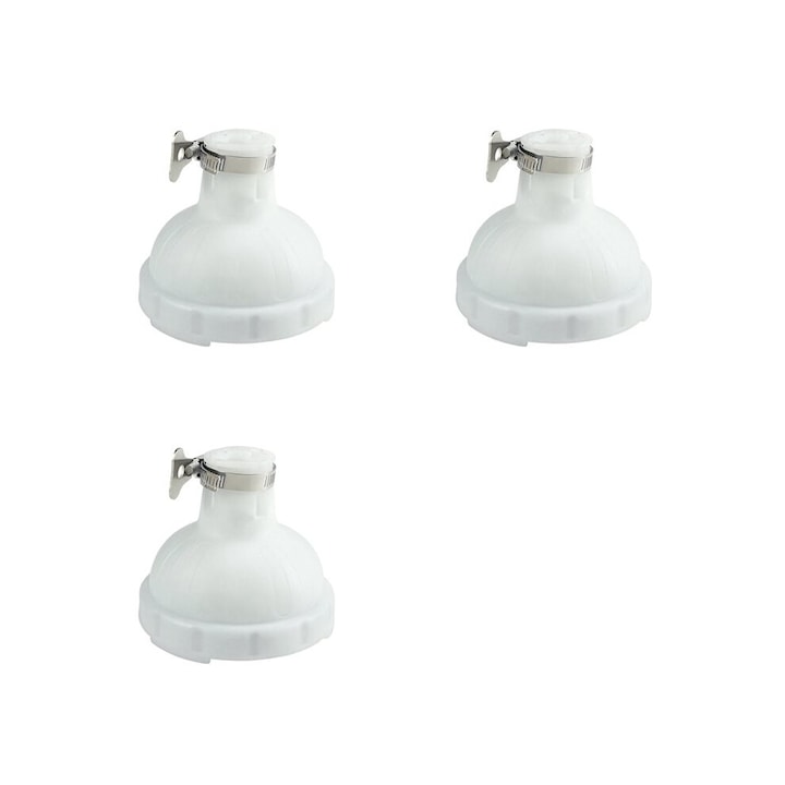 Set 3 Accesorii Filtru pentru Furtun Aspirare Vopsea, Universal, Plastic, 16x32mm