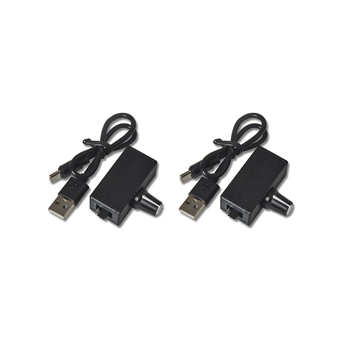 2 db PWM fordulatszám-szabályzó készlet ventilátorhoz, 12V 4-tűs, fekete, 5x2cm