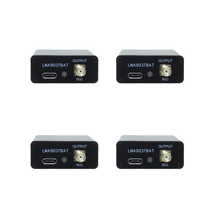 Set 4 amplificatoare radio 10K-6GHz, zgomot redus, negru, 800mAh, 50 ohm, 9037BAT
