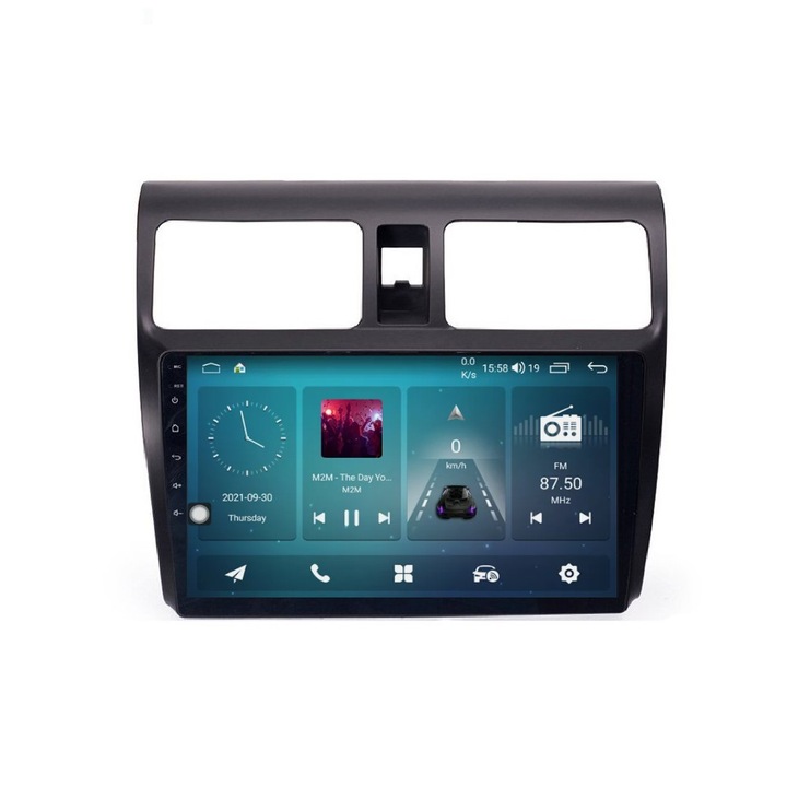 Multimédia Suzuki Swift (2004–2010) 10" - Android 16 - 8-2, 7GHZ CPU, 8GB RAM, 256GB ROM, RDS, DSP, CARPLAY, ANDROID AUTO, 5G SIM slot, 2K QLED, COAX, OPTIC, FAN, USB-C
