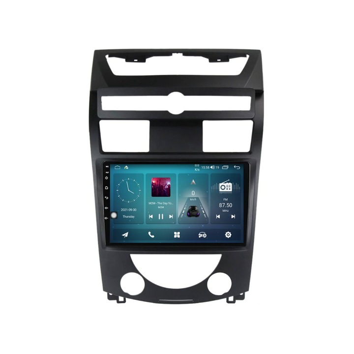 Multimédia SsangYong Rexton (2006–2012) 10" - Android 16 - 8-2GHZ CPU, 6GB RAM, 128GB ROM, RDS, DSP, CARPLAY, ANDROID AUTO, 4G SIM slot, 2K QLED, COAX, OPTIC, FAN