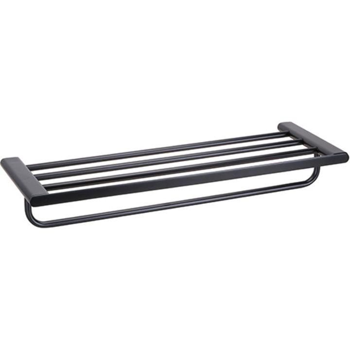 BEMETA ORGANIC BLACK törölközőtartó, 640x95x214mm