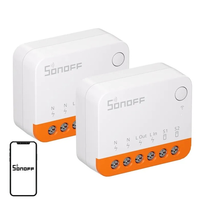 SONOFF MINIR4 (Extreme) Kapcsoló, 2 darabos csomag