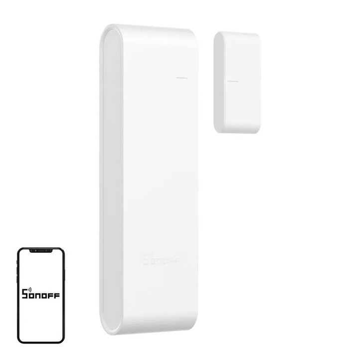 Ajtó- és ablakeresékelő, Sonoff, SNZB-04PR2, Zigbee 3.0 technológia, fehér, 90x26x13, 5mm