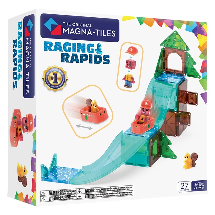 MAGNA-TILES Raging Rapids, mágneses készlet