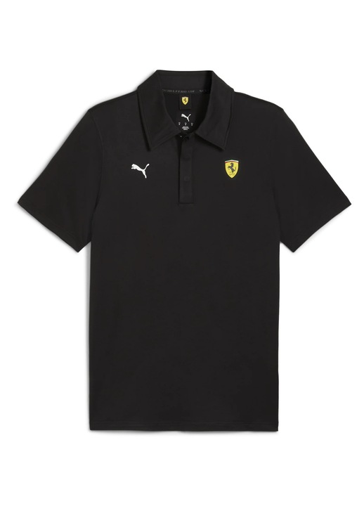 Puma Ferrari Polo férfi póló, cloudspun technológia, fekete, L INTL