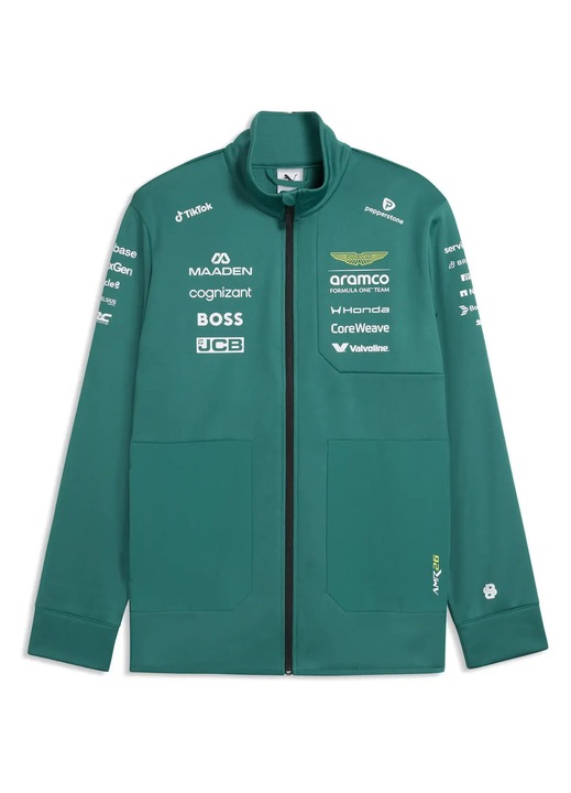 Puma Aston Martin softshell dzseki, vízlepergető, 2XL, többszínű