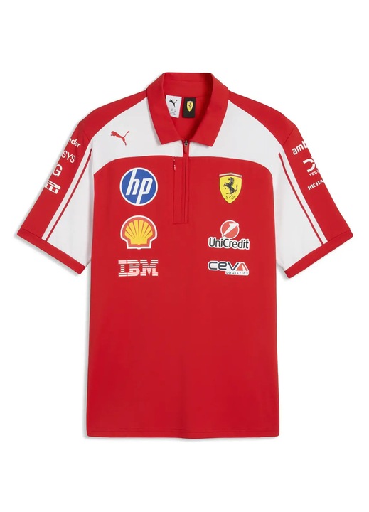 Póló, Puma, Ferrari kollekció, nedvességelvezető, multicolor, XL INTL