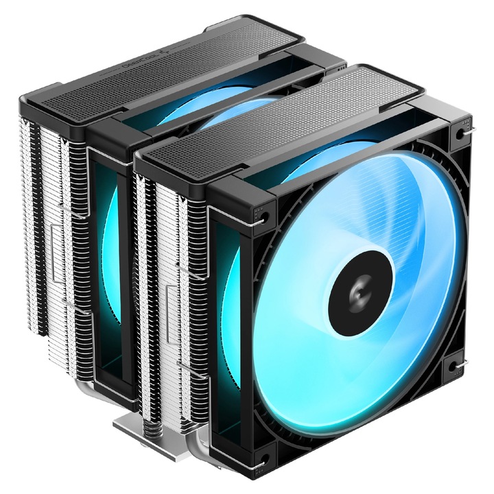 DeepCool CPU hűtő AG620 G2 ARGB - Kéttornyos - LGA1851/AM5