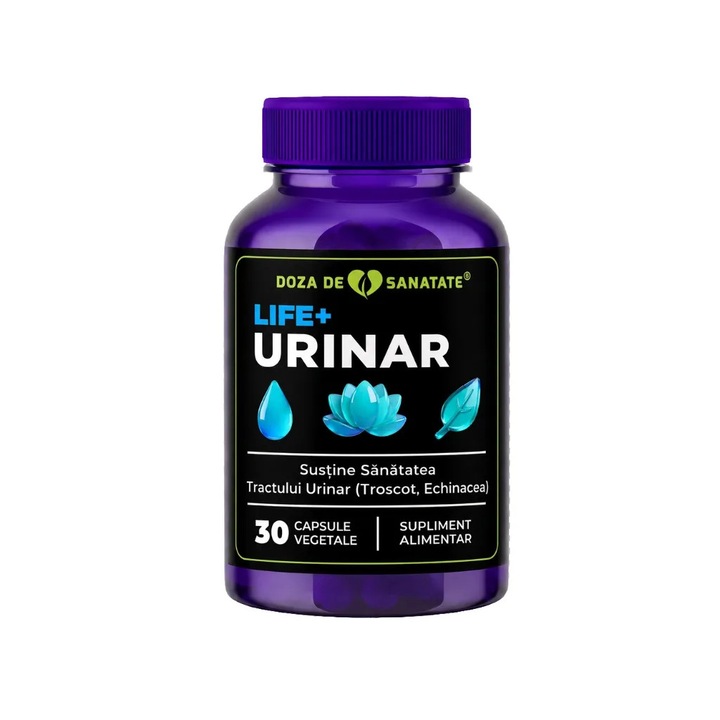Хранителна добавка, Life+ Urinar, Доза Здраве, 30 капсули