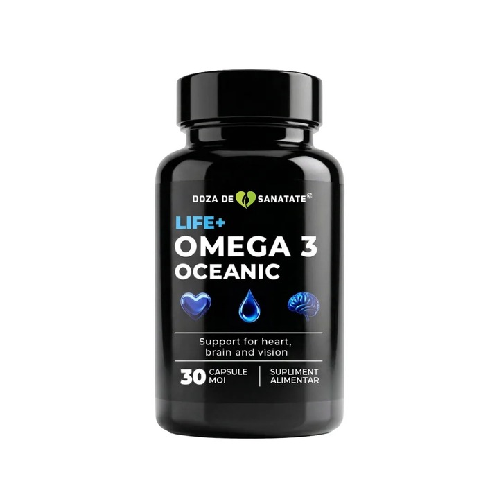 Хранителна добавка, Life+ Omega 3 Oceanic, Доза Здраве, 30 капсули