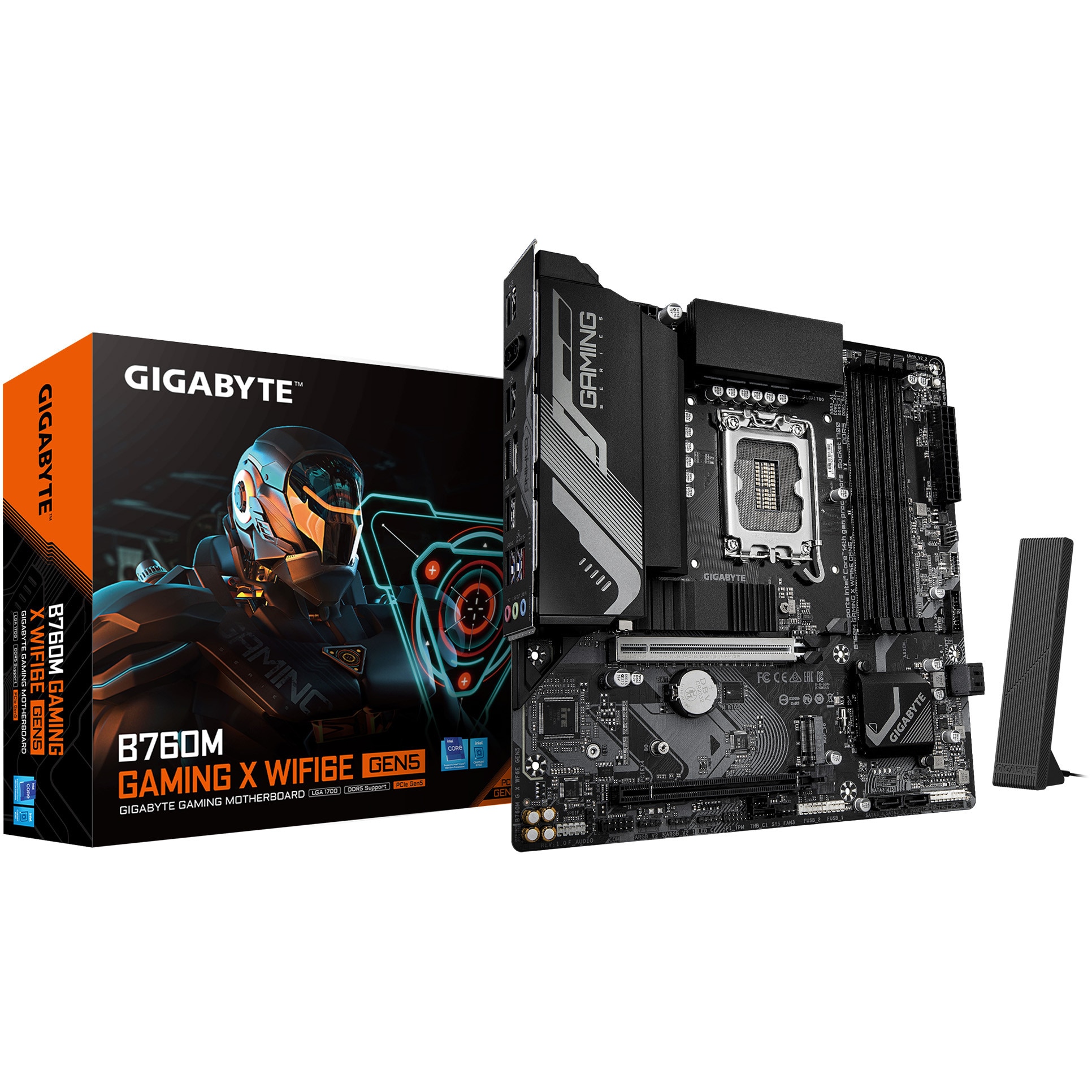 Placa de baza Gigabyte B760M AORUS ELITE AX, Socket 1700 - eMAG.ro
