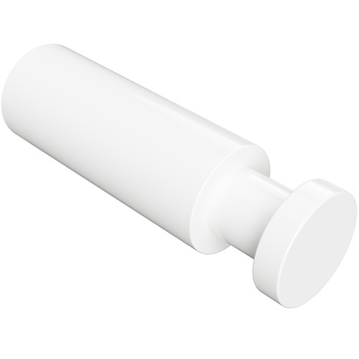 BEMETA WHITE fogas, 16x16x55mm, matt fehér