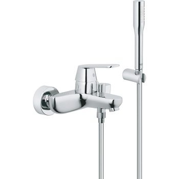 Set baterie cada Grohe Eurosmart Cosmopolitan, monocomanda, 1/2'', para dus inclusa, cartus ceramic, limitator debit, diverter, Crom Set baterie cada Grohe Eurosmart Cosmopolitan, monocomanda, 1/2'', para dus inclusa, cartus ceramic, limitator debit, diverter, Crom