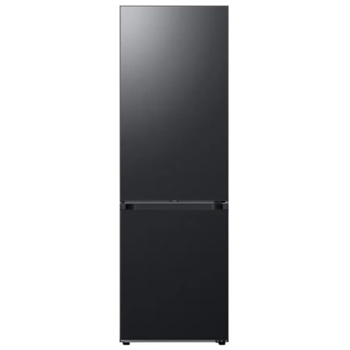 Combina frigorifica Samsung RB34C7B5EB1/EF, BeSpoke, 344 L, Clasa E, NoFrost, All Around Cooling, WiFi, Alarma, H 186 cm Negru