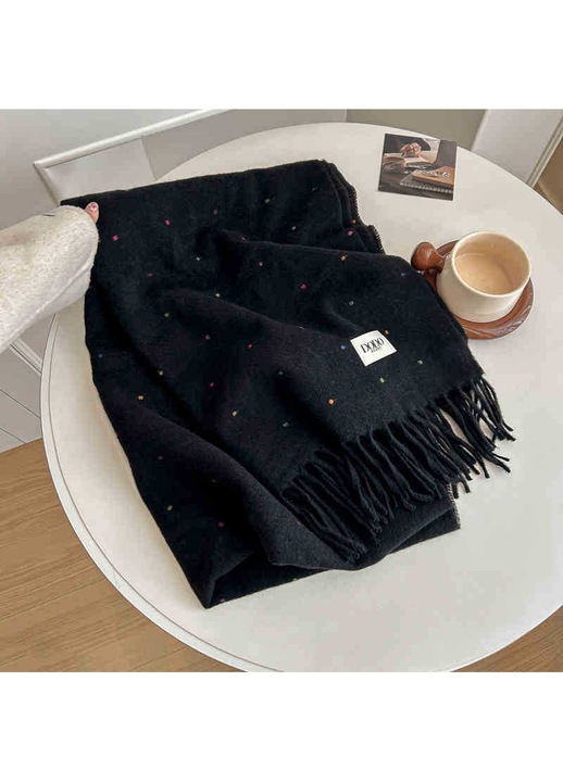 Esarfa din amestec de casmir - o esarfa la moda si calduroasa pentru toamna si iarna, moale si prietenoasa cu pielea, accesoriu versatil