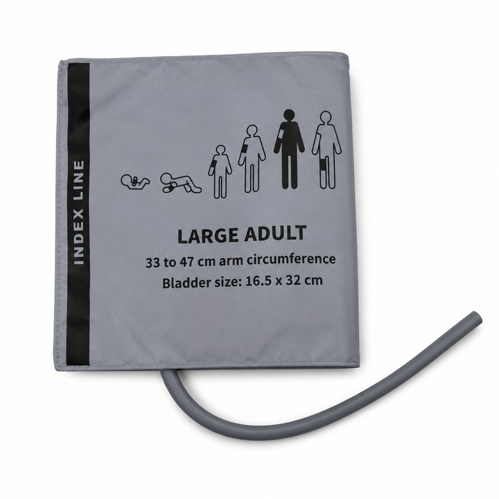 Manseta Contec adulti, pentru monitor ambulatoriu de tensiune arteriala Contec ABPM50 de tip NIBP Holter, 33-47 cm