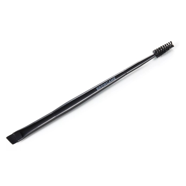 Kettős végű szemöldök kefe, BROWGAME COSMETICS, fekete