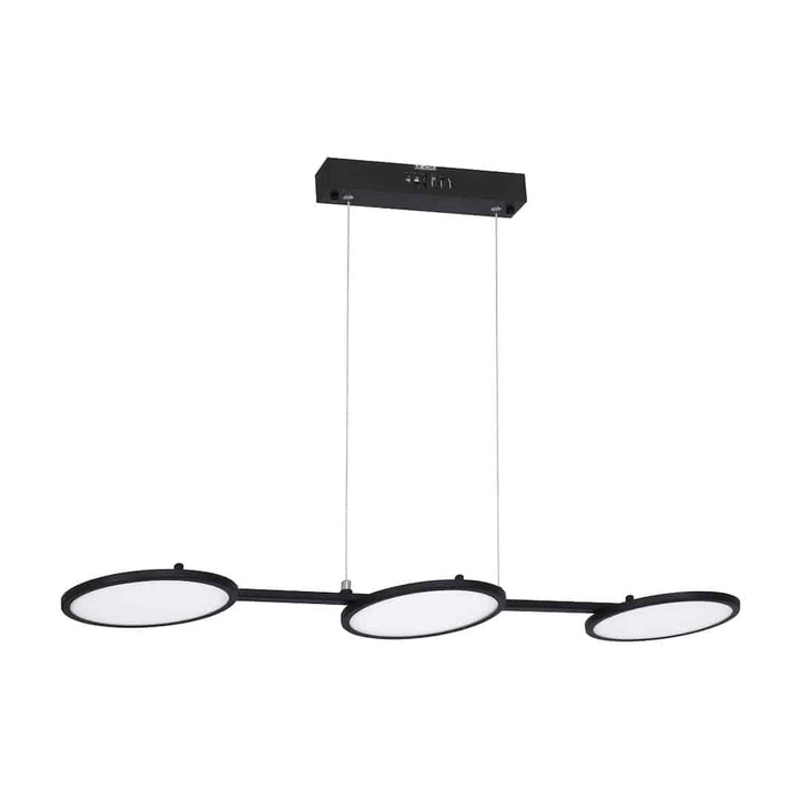 Lámpa MILAGRO Giro LED 30W fekete-fehér szabályozható 90cm
