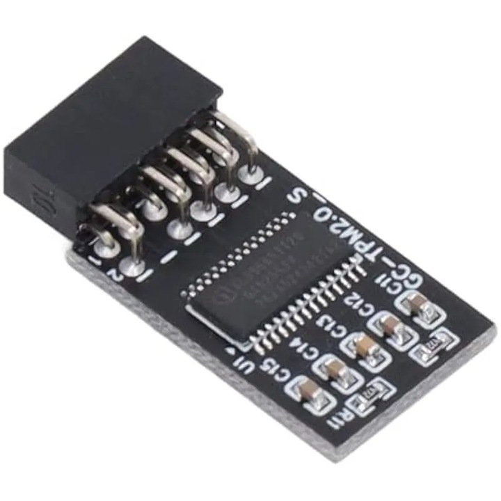Modul securitate TPM 2.0, 12 pini, interfata LPC SPI, compatibil multicolor, 14x27mm