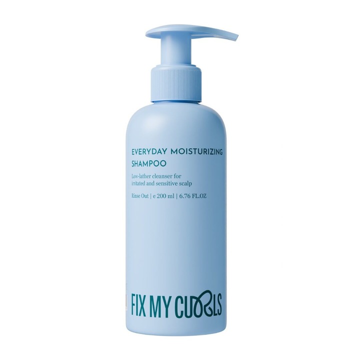 Hidratáló sampon göndör hajra Everyday Moisturizing Shampoo, Fix My Curls, 200 ml