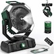 Ventilator Portabil cu Pulverizare AVAKKER® MistCool 10000, Baterie Reincarcabila USB, Rezervor de Apa 300 ml, Lumina LED, Capacitate 10000 mAh, pentru Camping, Casa, Cort, Plaja si Picnic