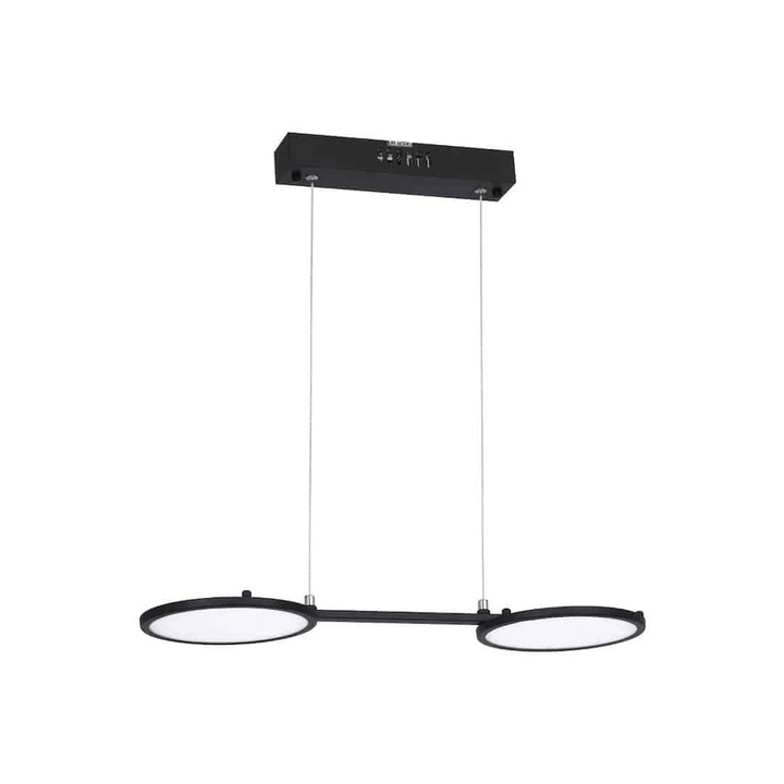 Lámpa MILAGRO Giro 20W LED fekete-fehér állítható 90cm
